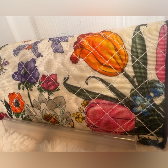 GUCCI ZUMI FLORA CANVAS LEATHER LONG BIFOLD WALLET 8BE1524
. - Picture 7 of 16